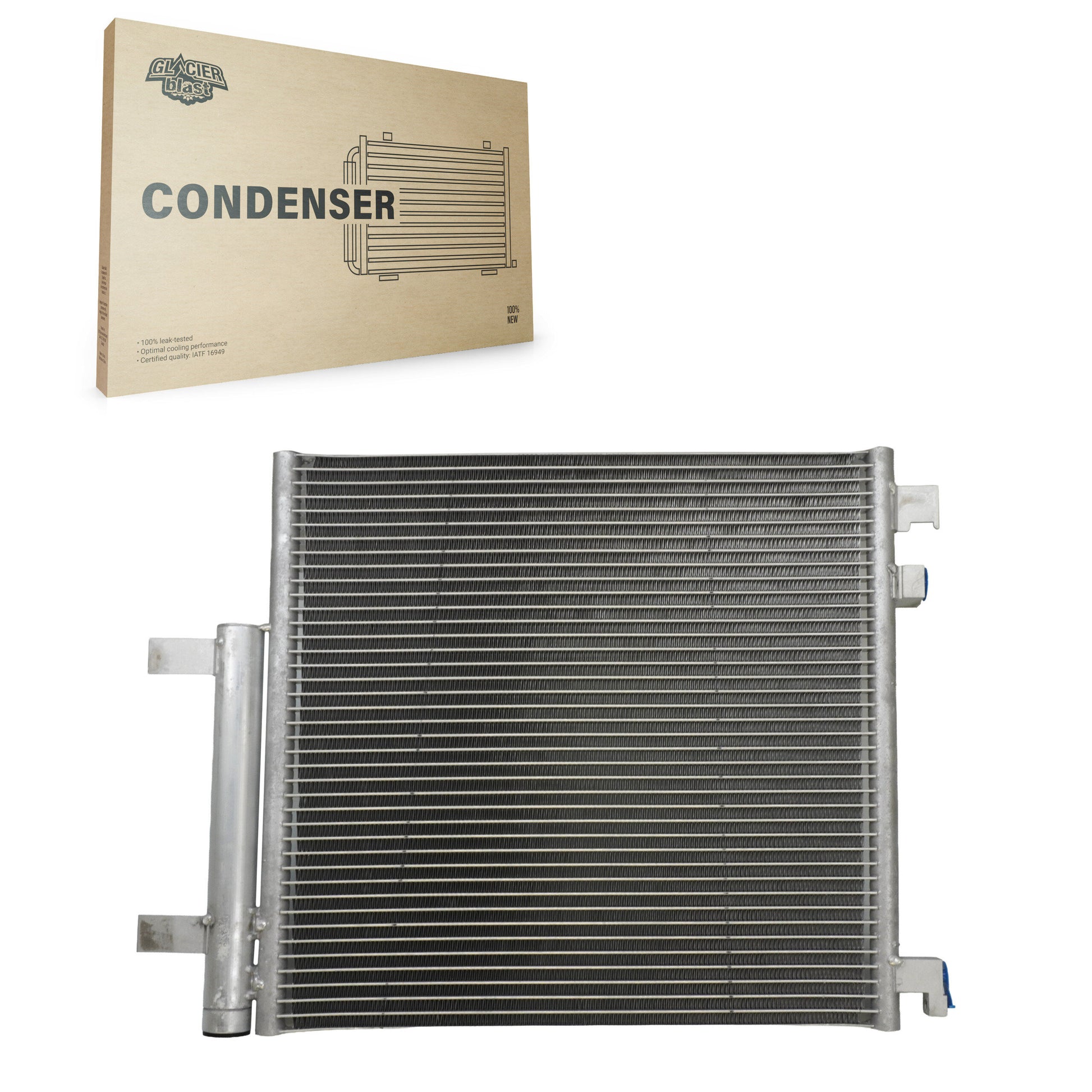 Glacier Blast GLB-GM4184 A/C Condenser for 2013-2015 Chevrolet Spark