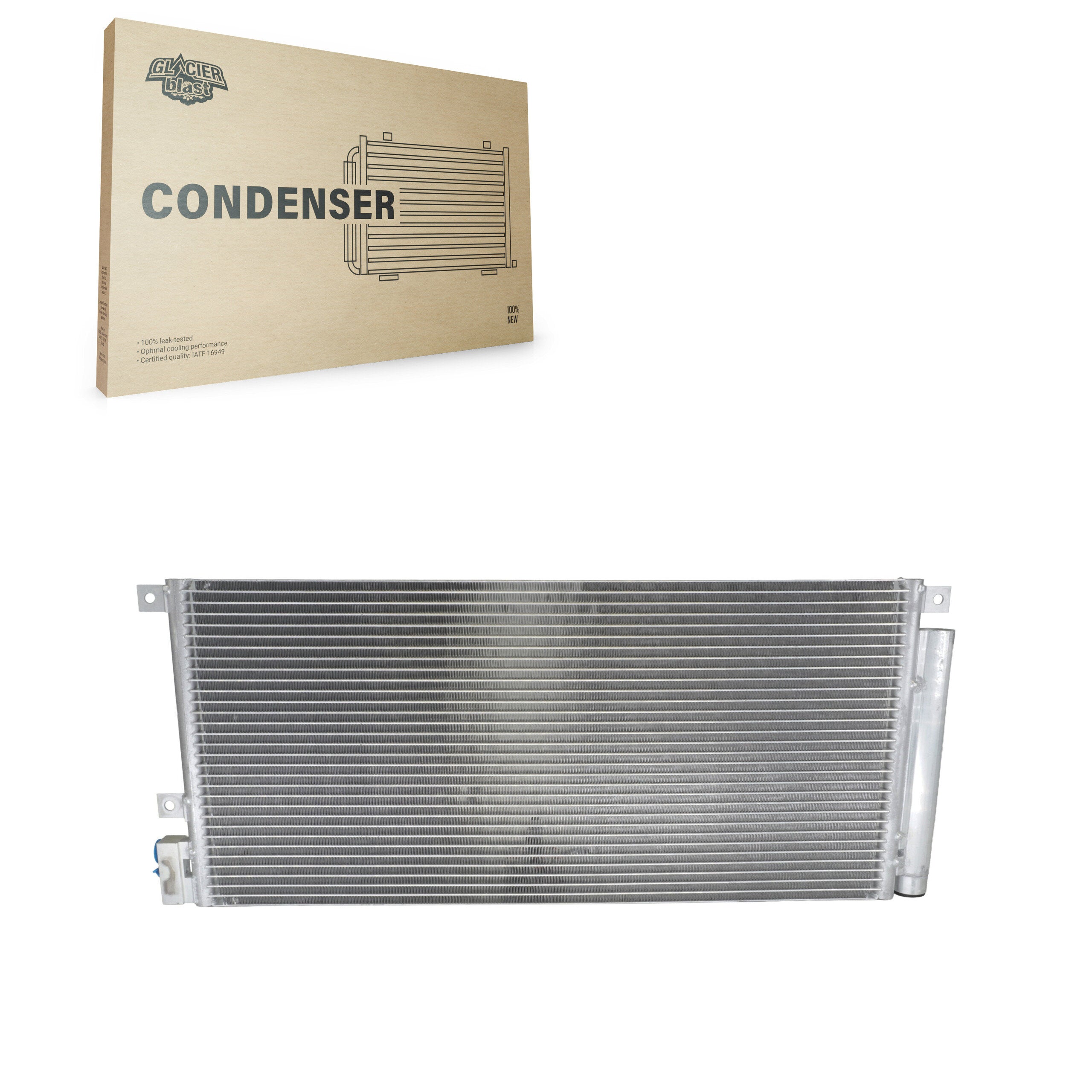 Glacier Blast GLB-GM4252 A/C Condenser for 2013-2016 Chevrolet Trax, Buick Encore