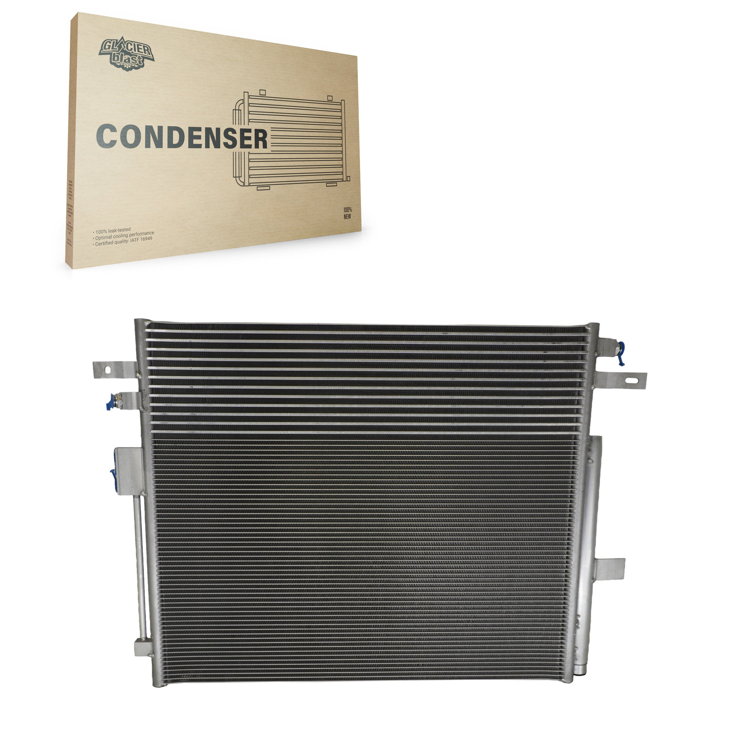 Glacier Blast GLB-GM4516 A/C Condenser for 2015-2016 Chevrolet Colorado, GMC Canyon