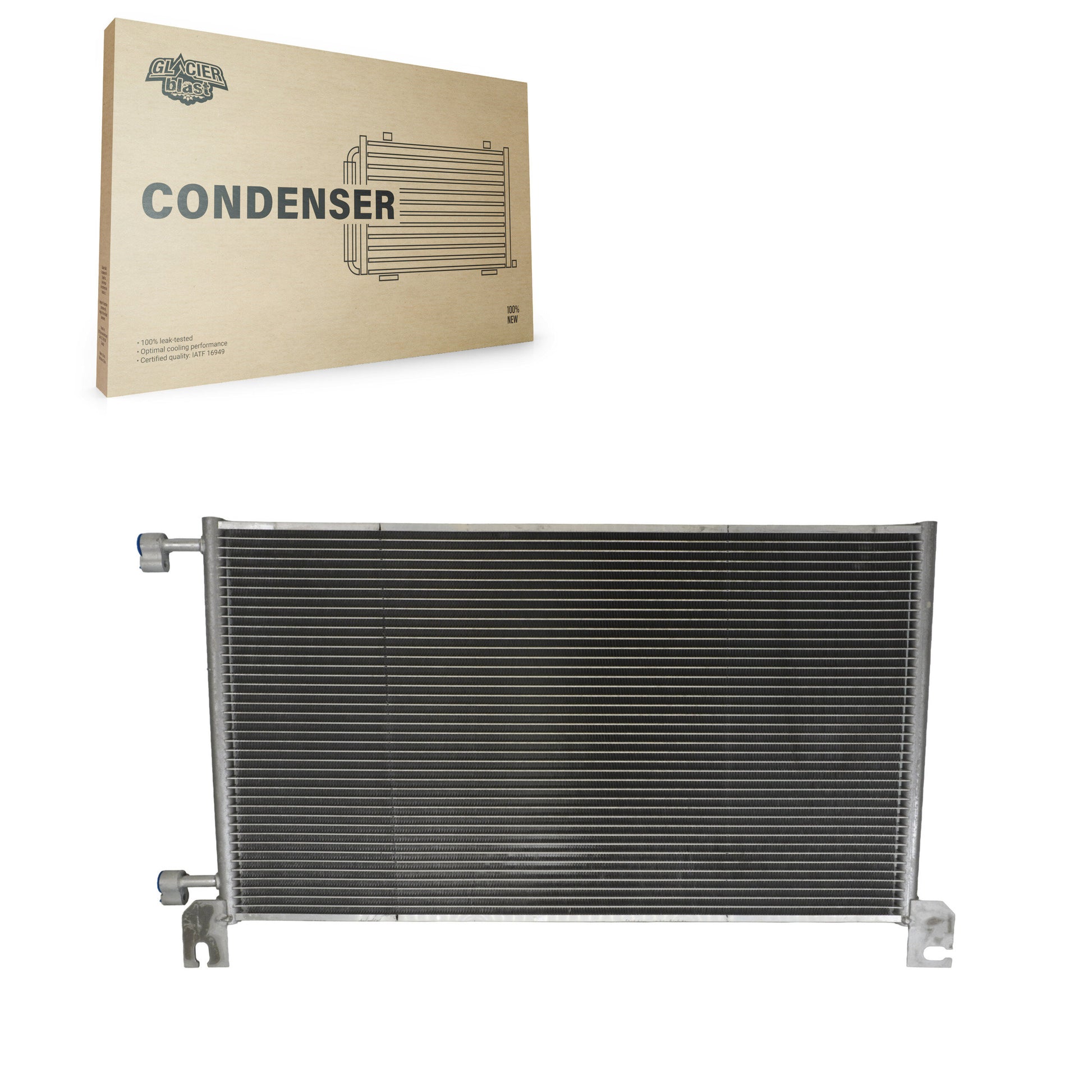 Glacier Blast GLB-GM4953 A/C Condenser for 1999-2014 Chevrolet Silverado 1500, GMC Sierra 1500 and More