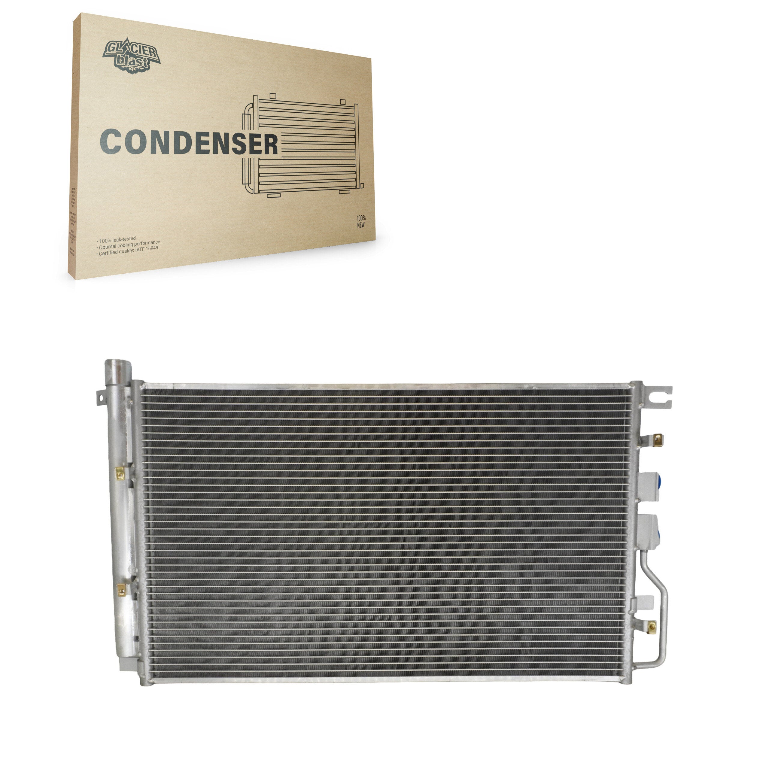 Glacier Blast GLB-GM4997 A/C Condenser for 2016-2017 Chevrolet Equinox, GMC Terrain