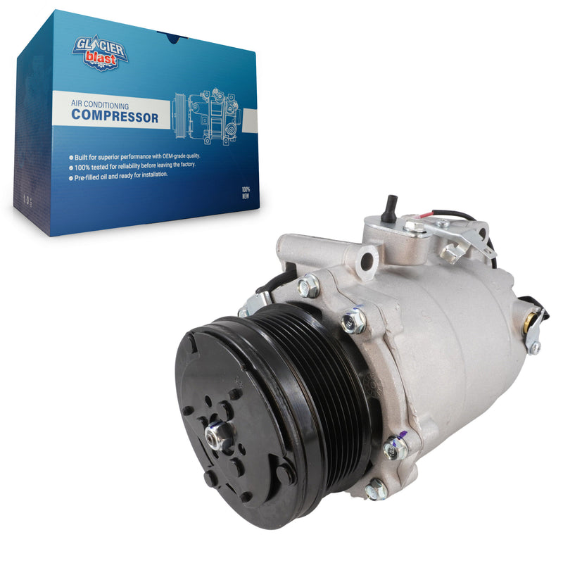 Glacier Blast GLB-HO13285 A/C Compressor for 2015-2018 Acura ILX, Honda CR-V