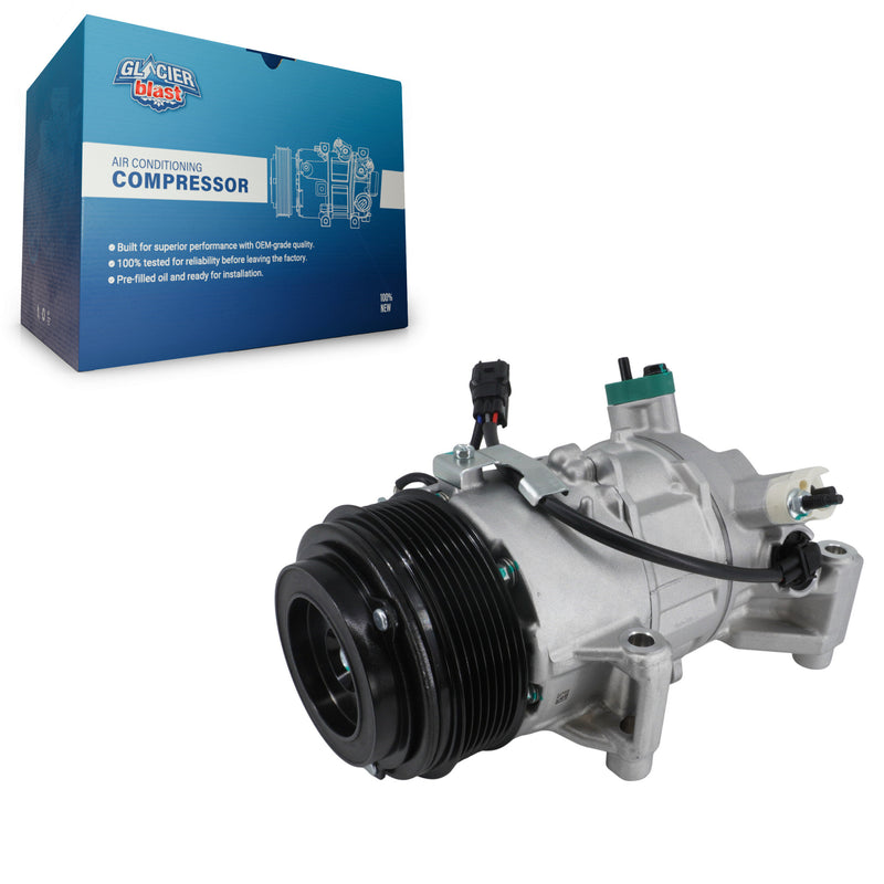 Glacier Blast GLB-HO13356 A/C Compressor for 2018-2022 Honda Accord