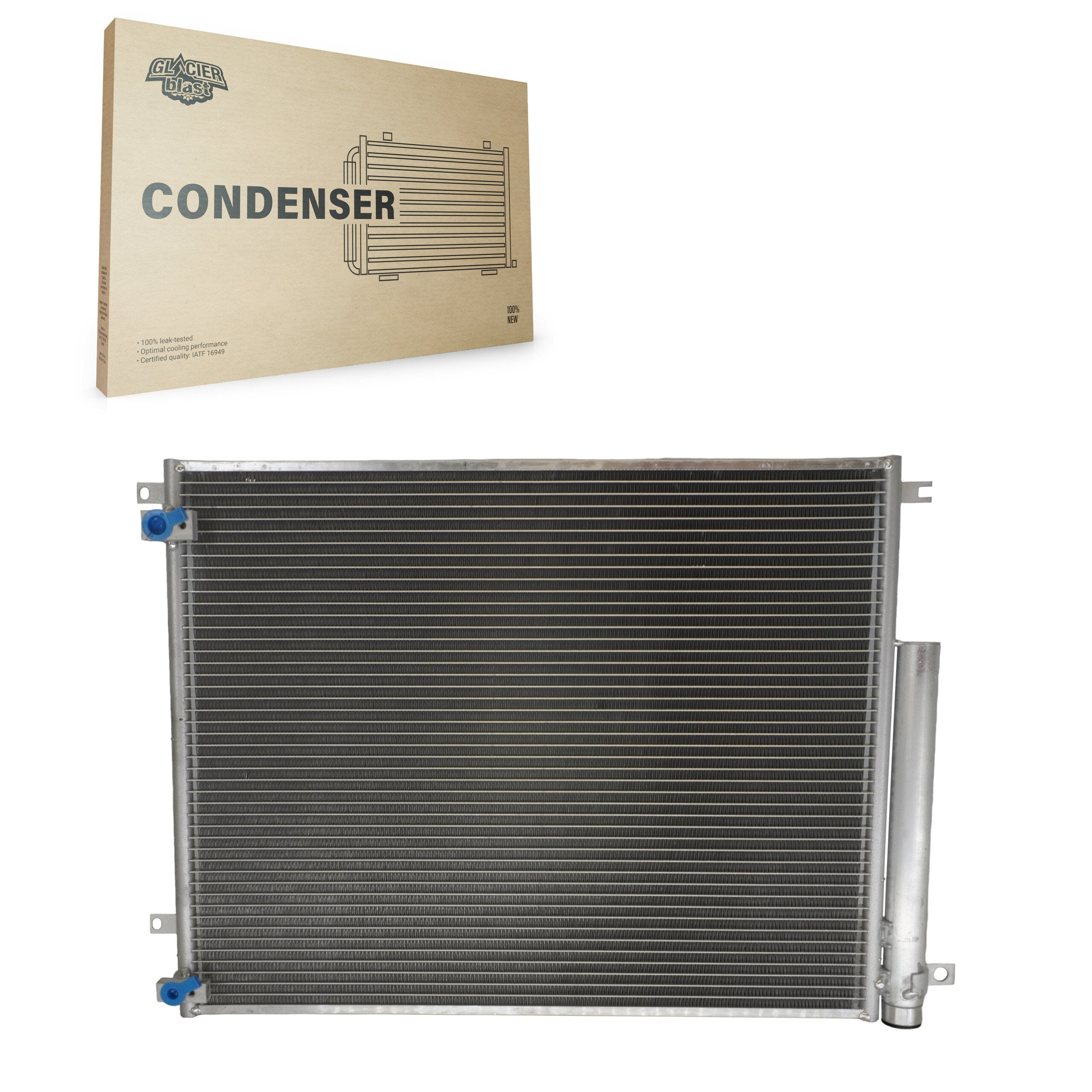 Glacier Blast GLB-HO30007 A/C Condenser for 2016-2021 Honda Civic