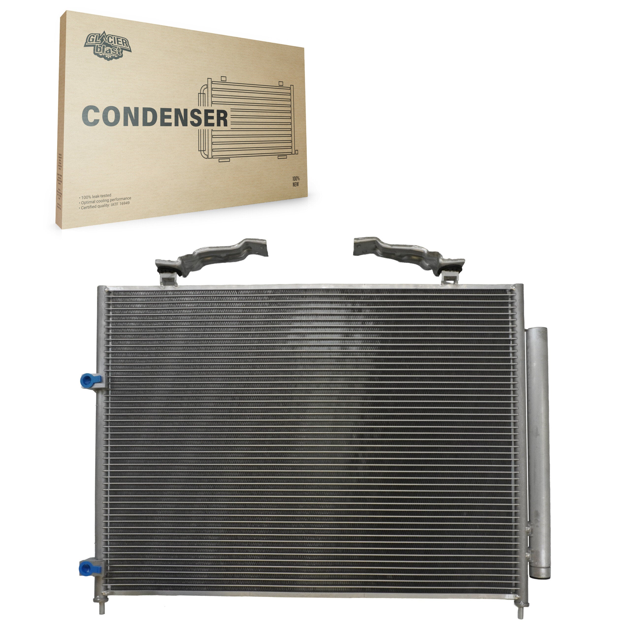 Glacier Blast GLB-HO3290 A/C Condenser for 2001-2008 Honda Pilot, Acura MDX