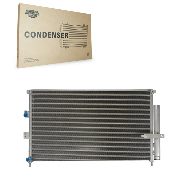 Glacier Blast GLB-HO3525 A/C Condenser for 2006-2011 Acura CSX, Honda Civic
