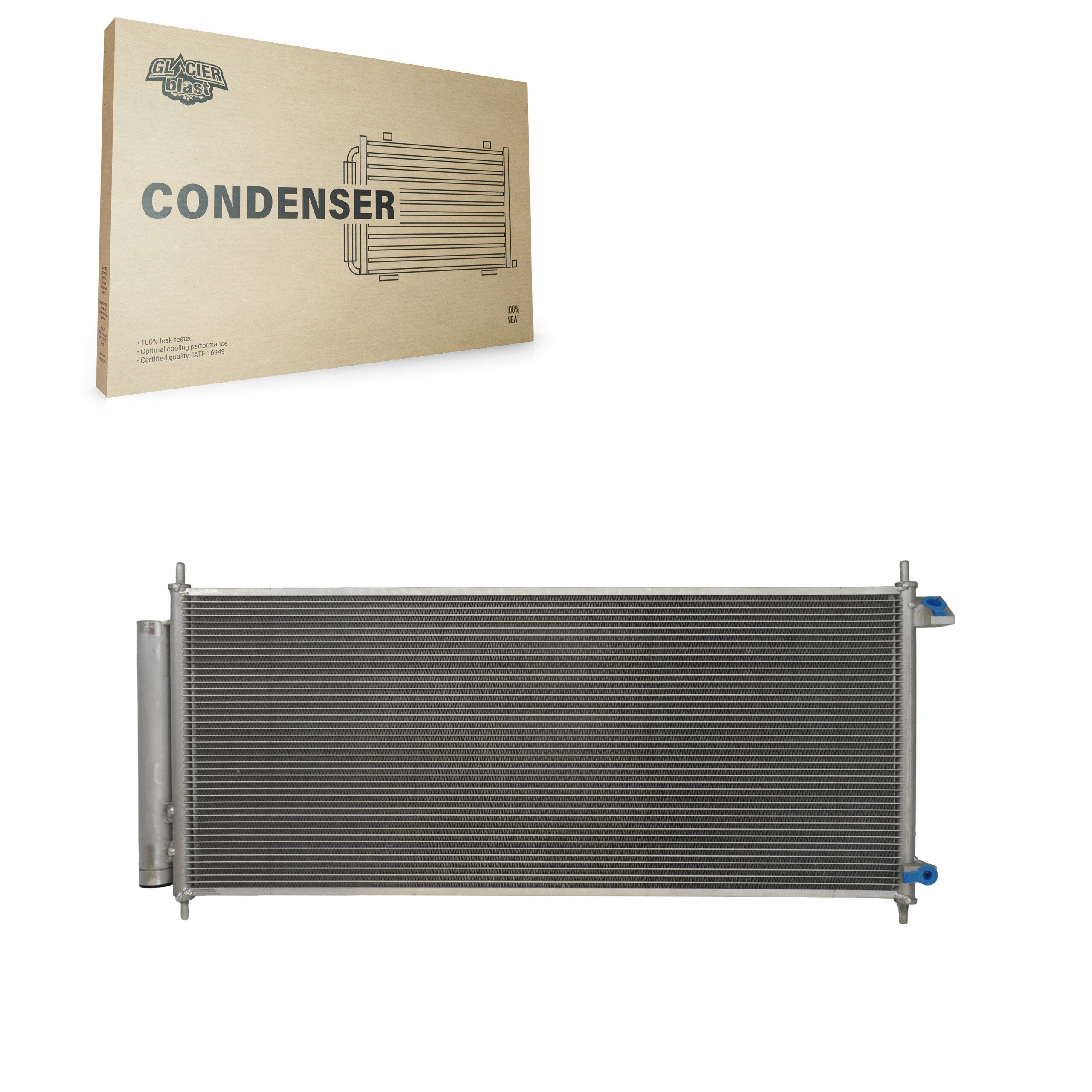 Glacier Blast GLB-HO3593 A/C Condenser for 2007-2008 Honda Fit