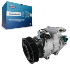 Glacier Blast GLB-HY12956 A/C Compressor for 2012-2014 Hyundai Veloster, Hyundai Accent