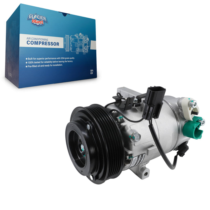 Glacier Blast GLB-HY13160 A/C Compressor for 2011-2013 Hyundai Elantra Coupe, Hyundai Elantra GT and More
