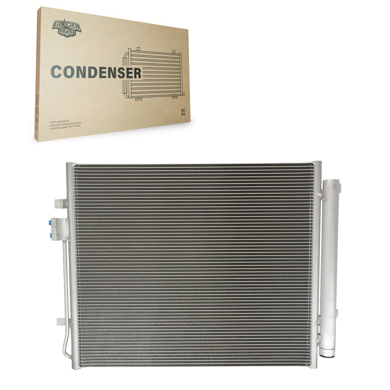 Glacier Blast GLB-HY30207 A/C Condenser for 2021-2024 Hyundai Santa Fe, Hyundai Santa Cruz and More