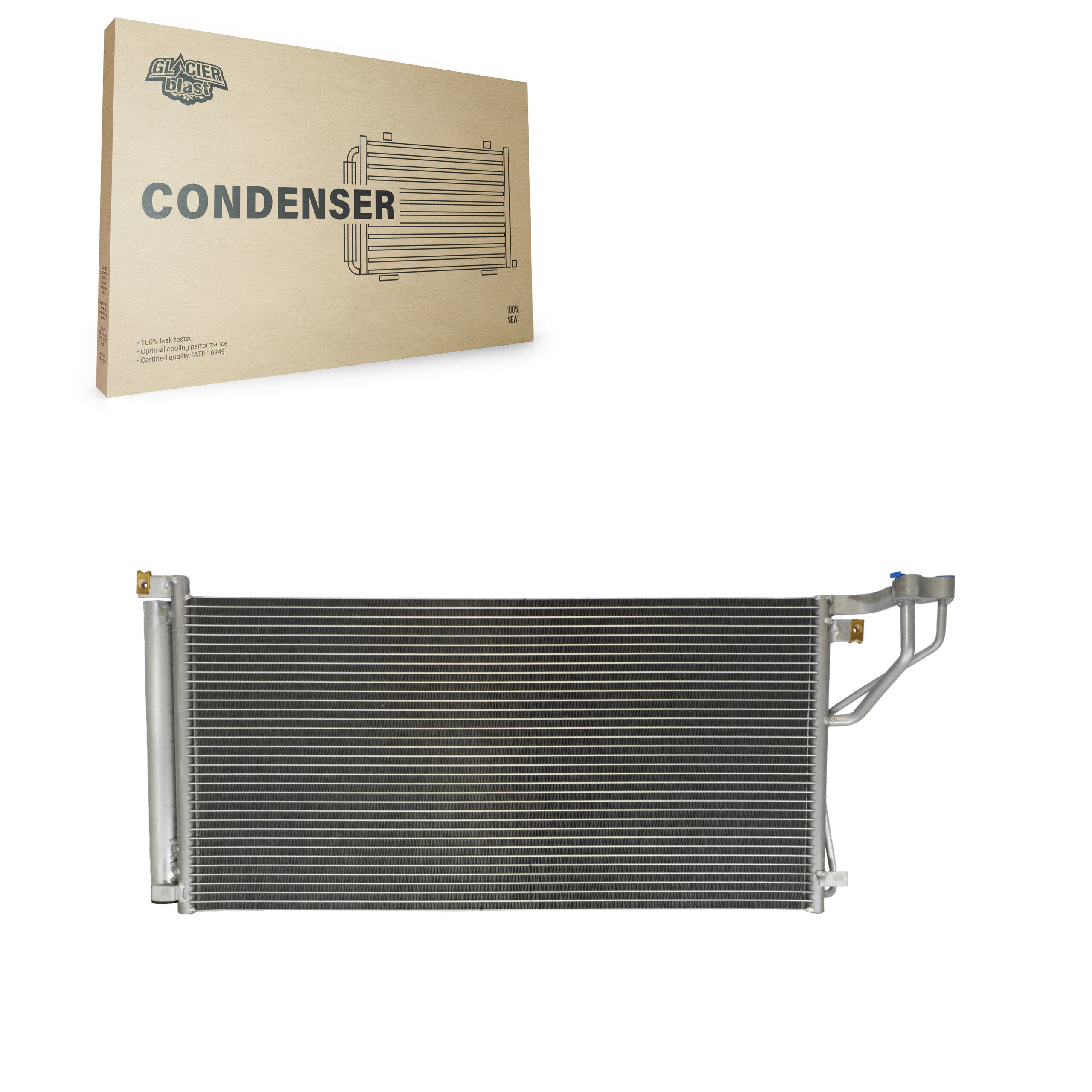 Glacier Blast GLB-HY3381 A/C Condenser for 2006-2011 Kia Magentis, Kia Optima and More