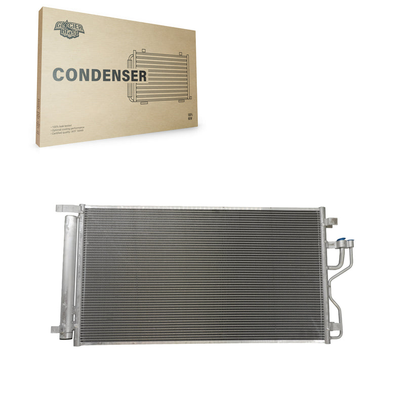 Glacier Blast GLB-HY3864 A/C Condenser for 2010-2016 Hyundai Tucson, Kia Sportage