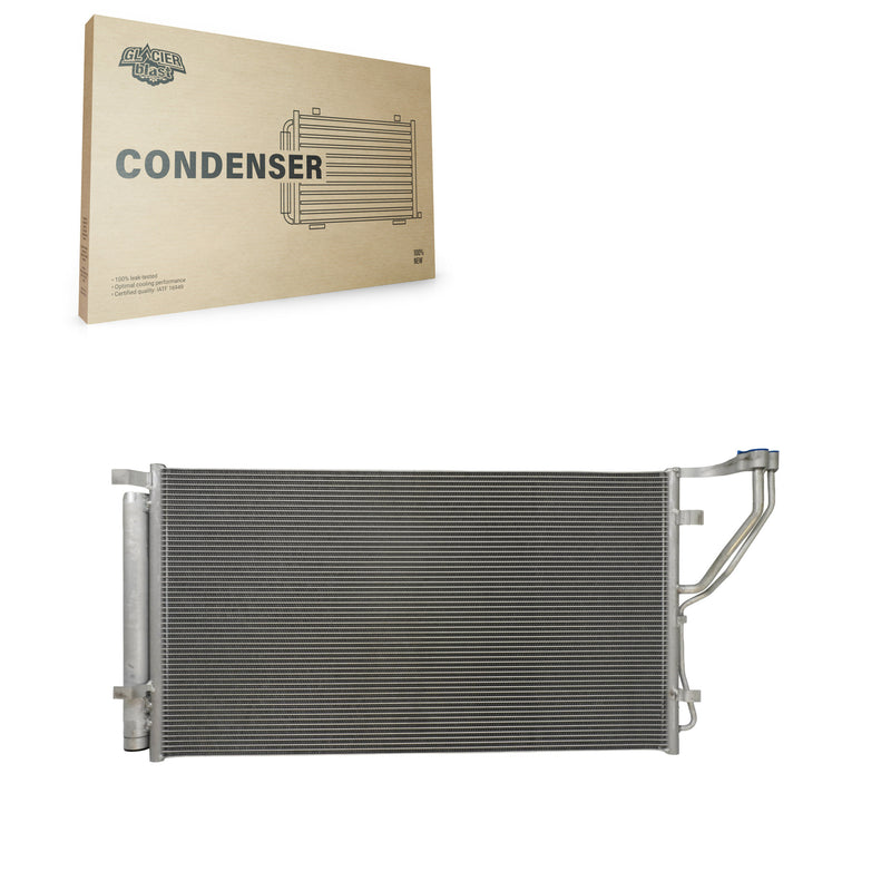 Glacier Blast GLB-HY3888 A/C Condenser for 2011-2014 Hyundai Azera, Hyundai Sonata and More