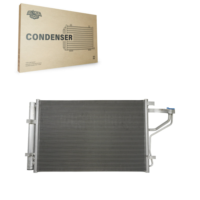 Glacier Blast GLB-HY3967 A/C Condenser for 2011-2015 Kia Forte, Kia Forte Koup and More