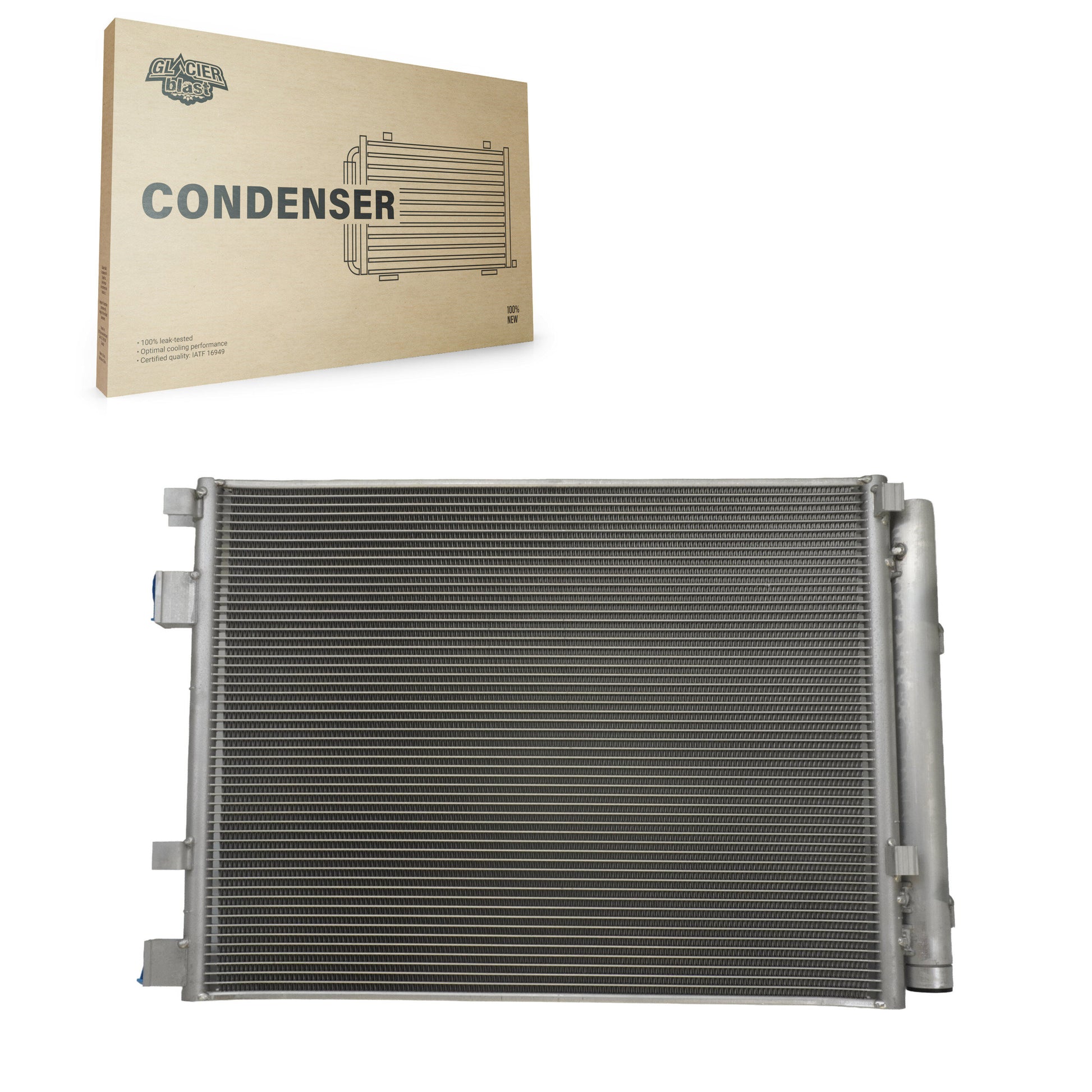 Glacier Blast GLB-HY4246 A/C Condenser for 2013-2017 Hyundai Veloster