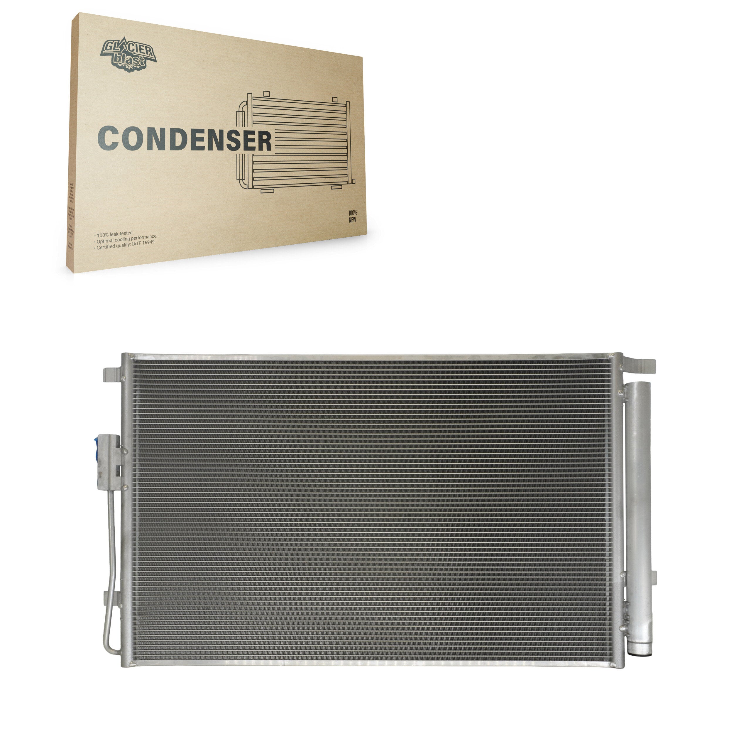 Glacier Blast GLB-KA30015 A/C Condenser for 2016-2020 Kia Sorento