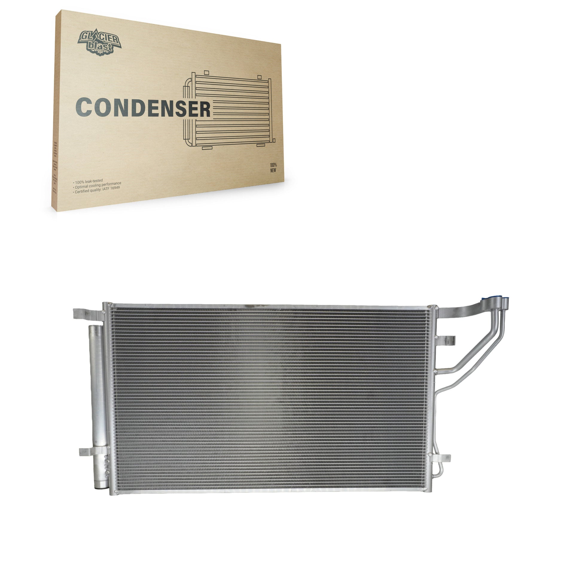 Glacier Blast GLB-KA30031 A/C Condenser for 2016-2018 Kia Optima