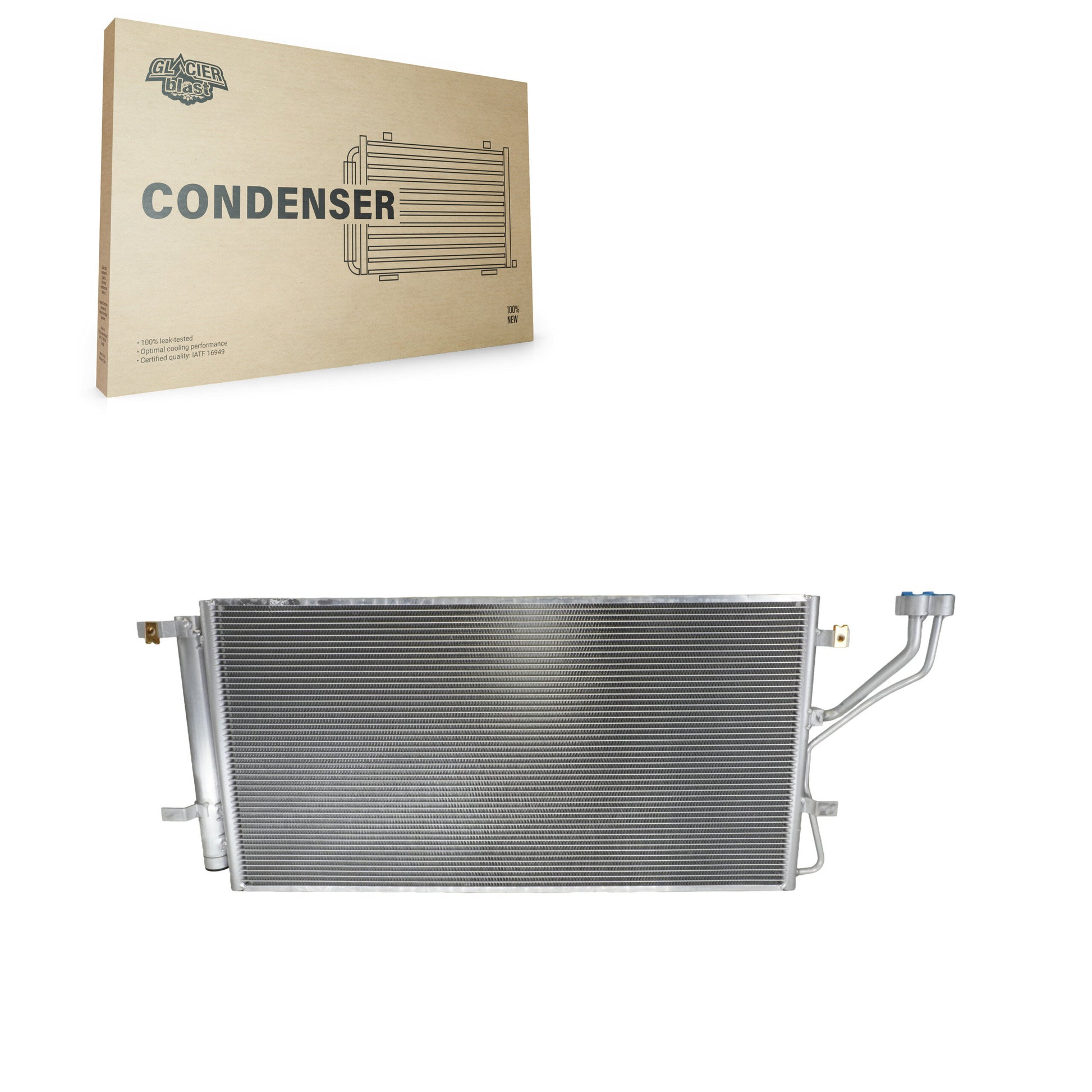 Glacier Blast GLB-KA3658 A/C Condenser for 2007-2012 Kia Rondo