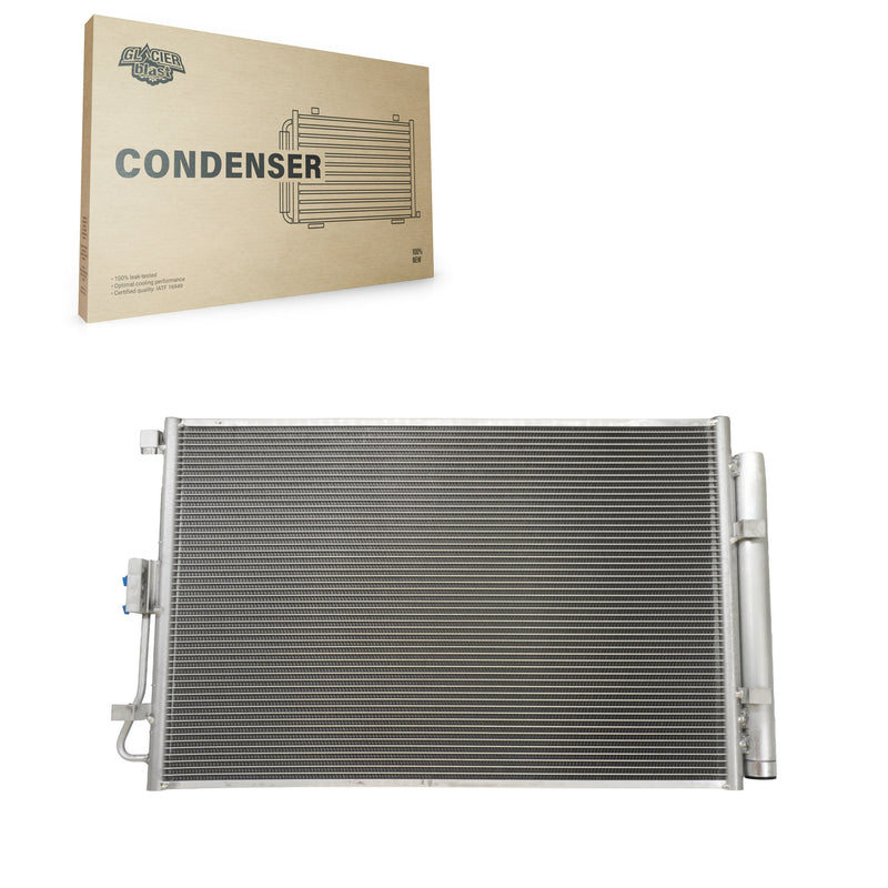 Glacier Blast GLB-KA4103 A/C Condenser for 2012-2013 Kia Soul