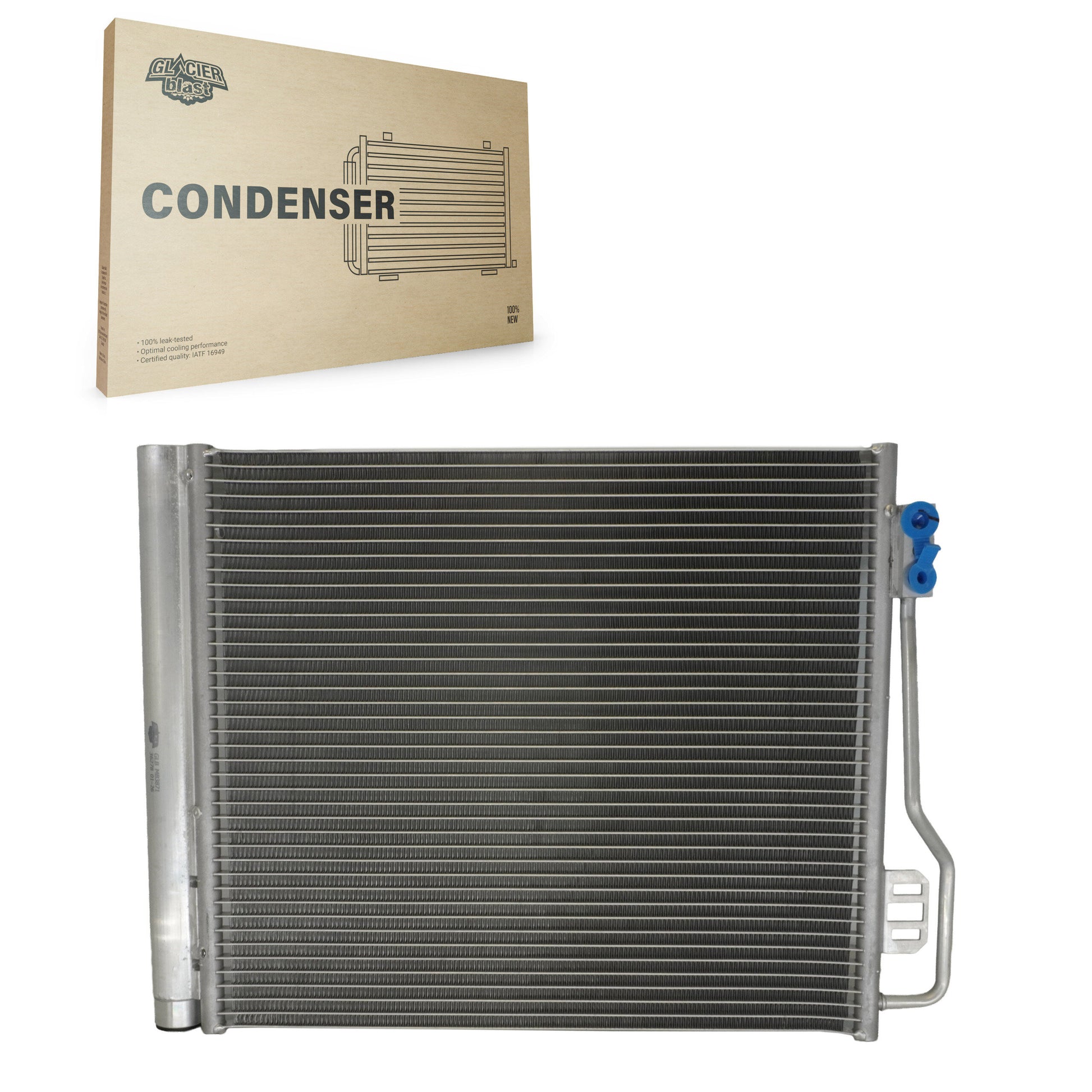 Glacier Blast GLB-MB3871 A/C Condenser for 2008-2018 Smart Fortwo