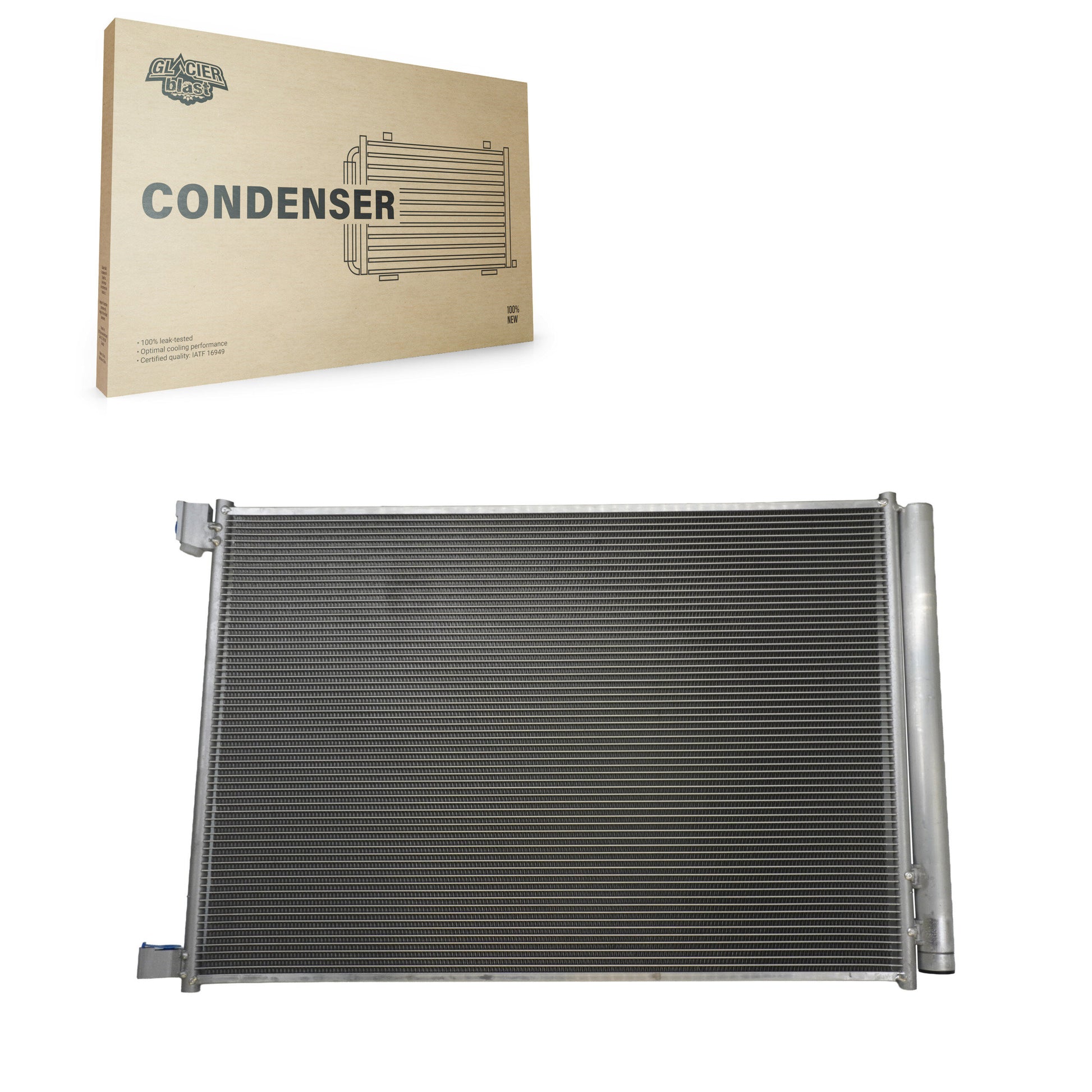 Glacier Blast GLB-MB4742 A/C Condenser for 2014-2024 Mercedes-Benz E63 AMG S, Mercedes-Benz Sprinter 3500XD and More