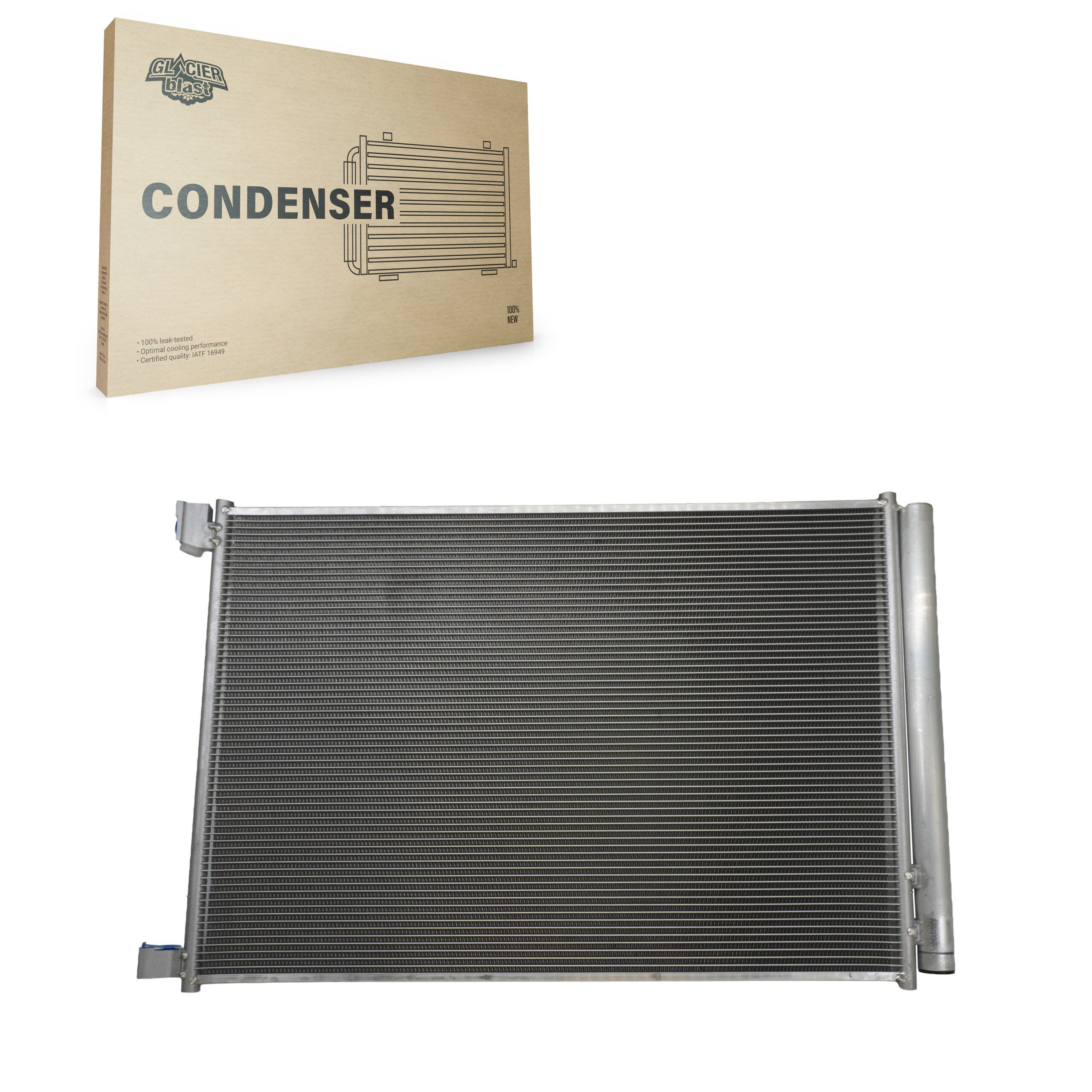 Glacier Blast GLB-MB4742 A/C Condenser for 2014-2024 Mercedes-Benz E63 AMG S, Mercedes-Benz Sprinter 3500XD and More