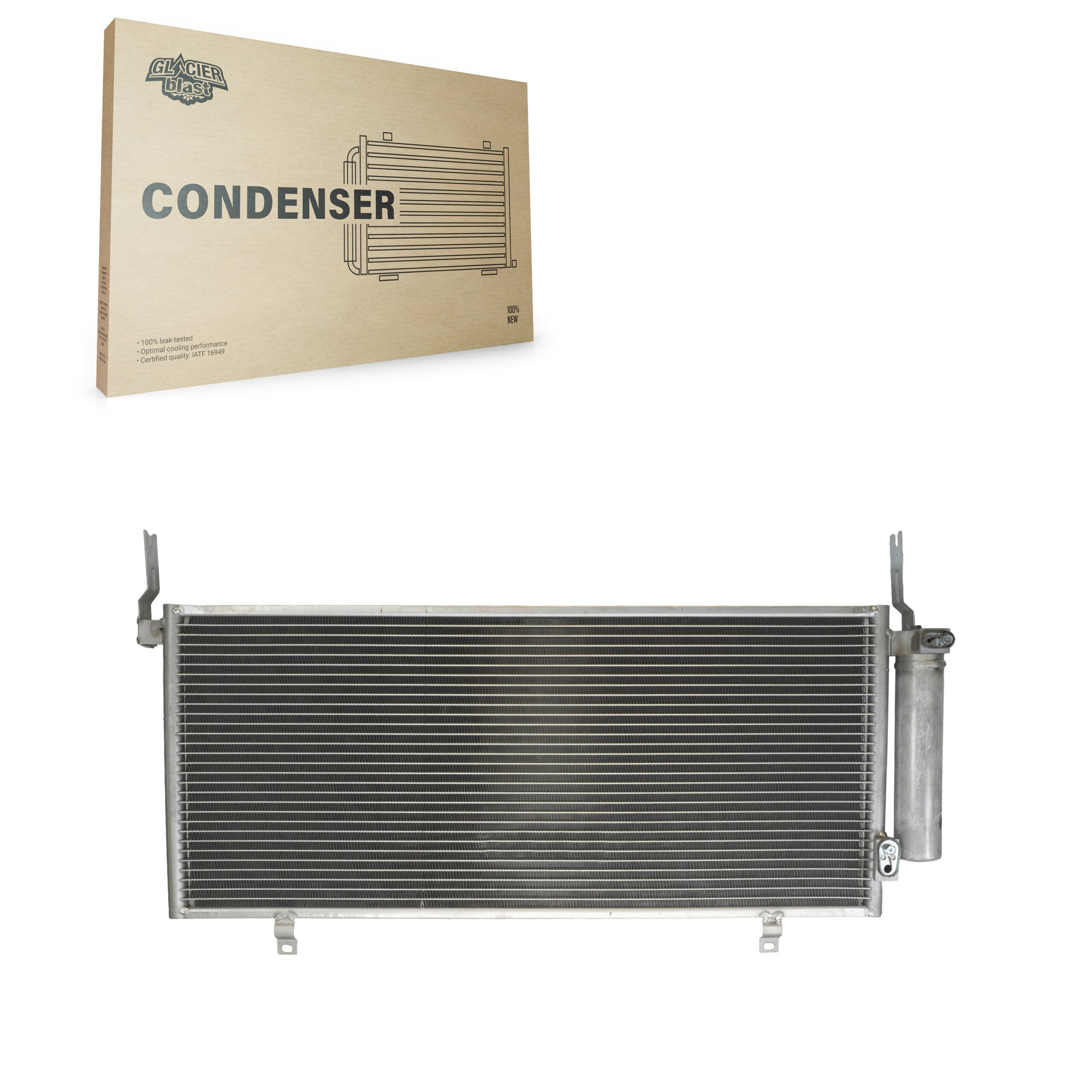 Glacier Blast GLB-MI3457 A/C Condenser for 2006-2012 Mitsubishi Eclipse