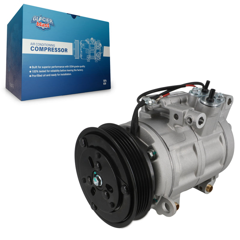 Glacier Blast GLB-MZ12909 A/C Compressor for 2010-2013 Mazda 3, Mazda 3 Sport