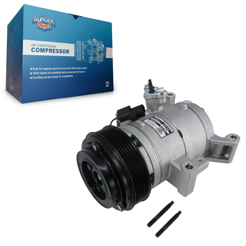 Glacier Blast GLB-MZ13055 A/C Compressor for 2011-2024 Mazda CX-5, Mazda 3 and More