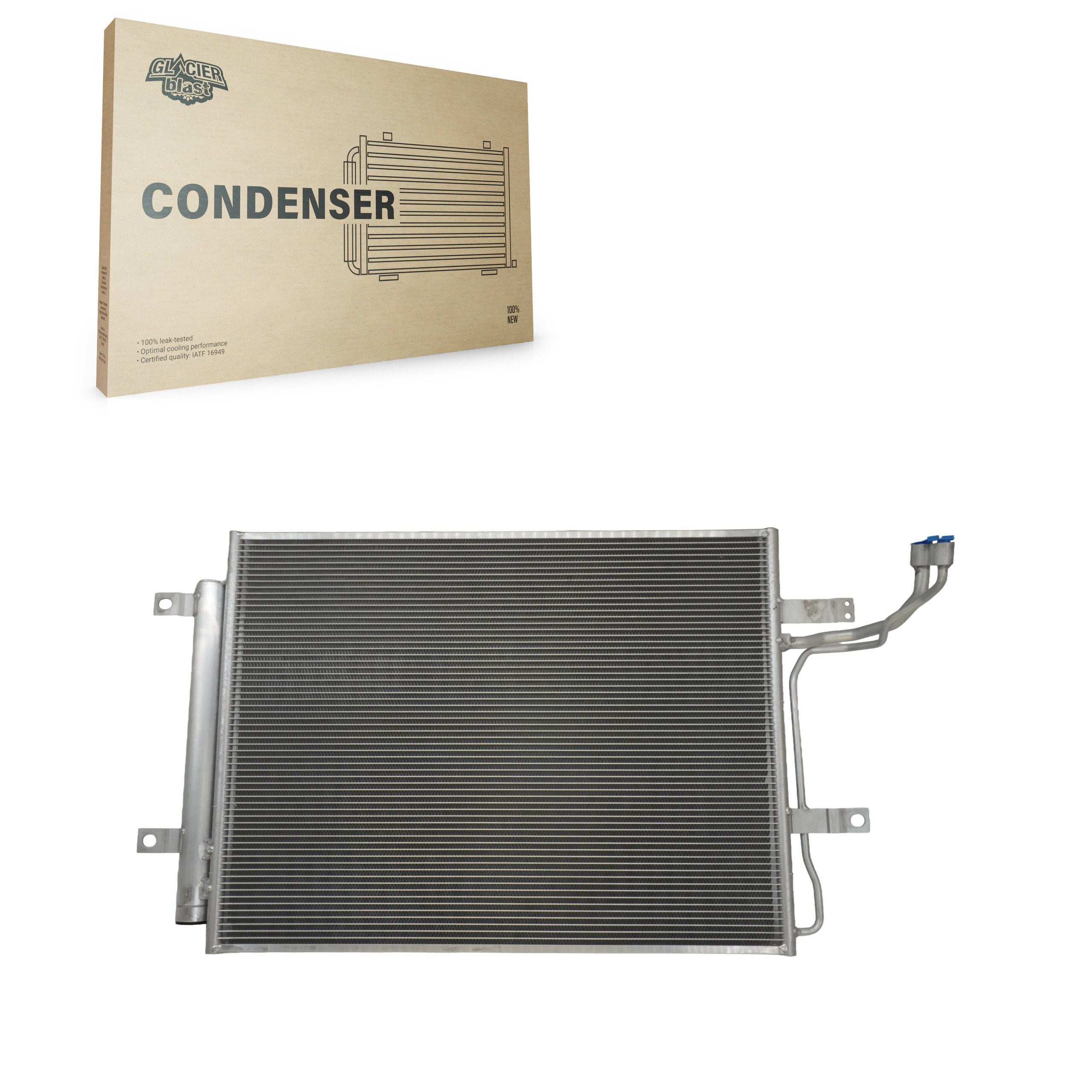 Glacier Blast GLB-MZ30143 A/C Condenser for 2019-2025 Mazda 3, Mazda 3 Sport and More