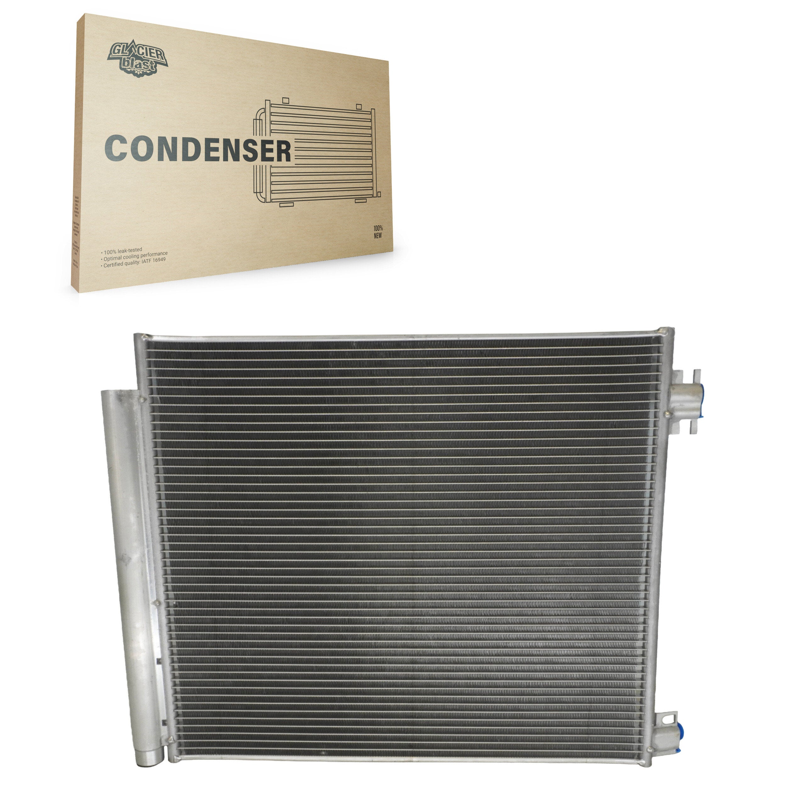 Glacier Blast GLB-NI30122 A/C Condenser for 2017-2023 Nissan Qashqai, Nissan Rogue Sport