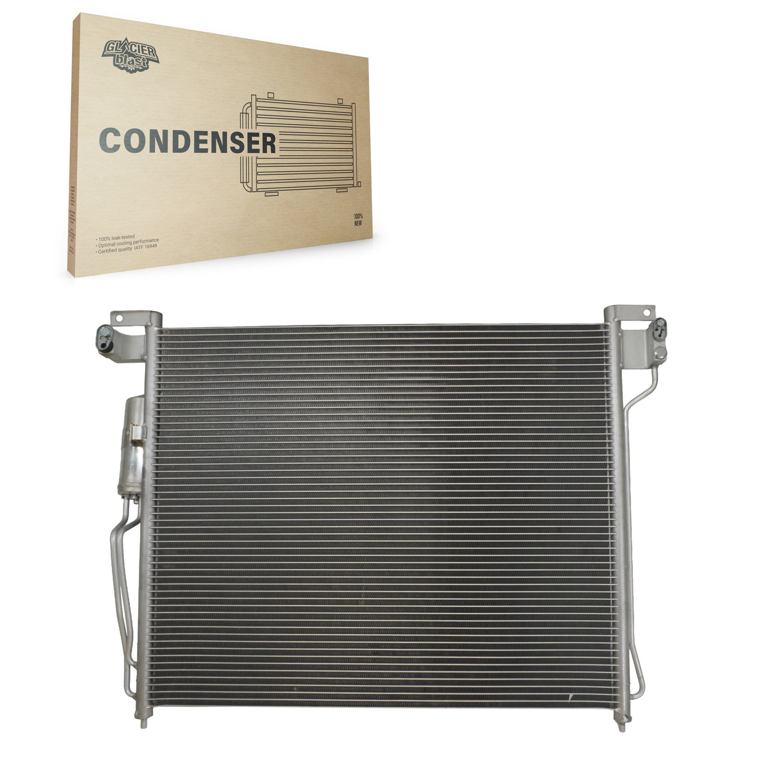 Glacier Blast GLB-NI3331 A/C Condenser for 2005-2019 Suzuki Equator, Nissan Frontier and More
