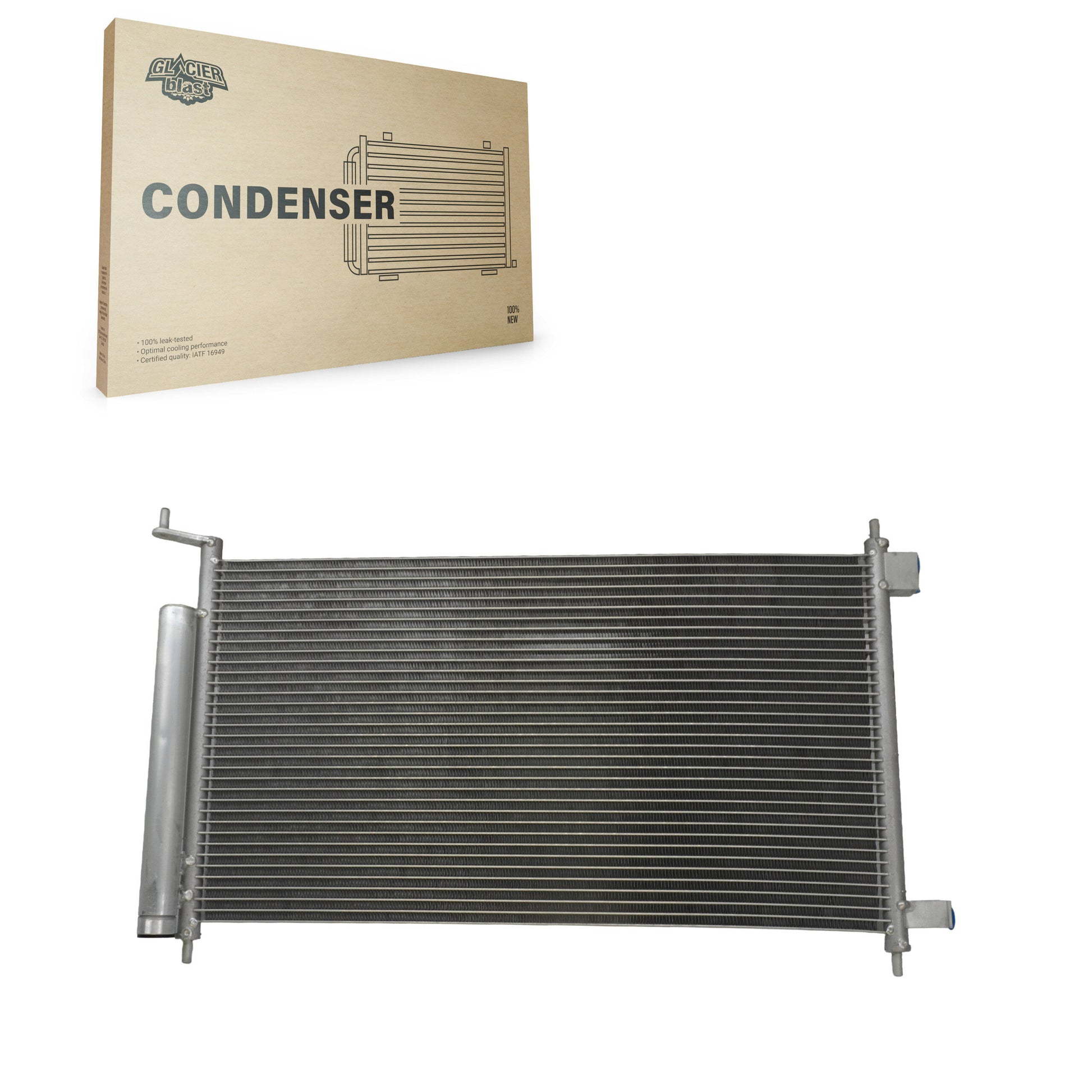 Glacier Blast GLB-NI3594 A/C Condenser for 2007-2014 Nissan Versa, Nissan Cube