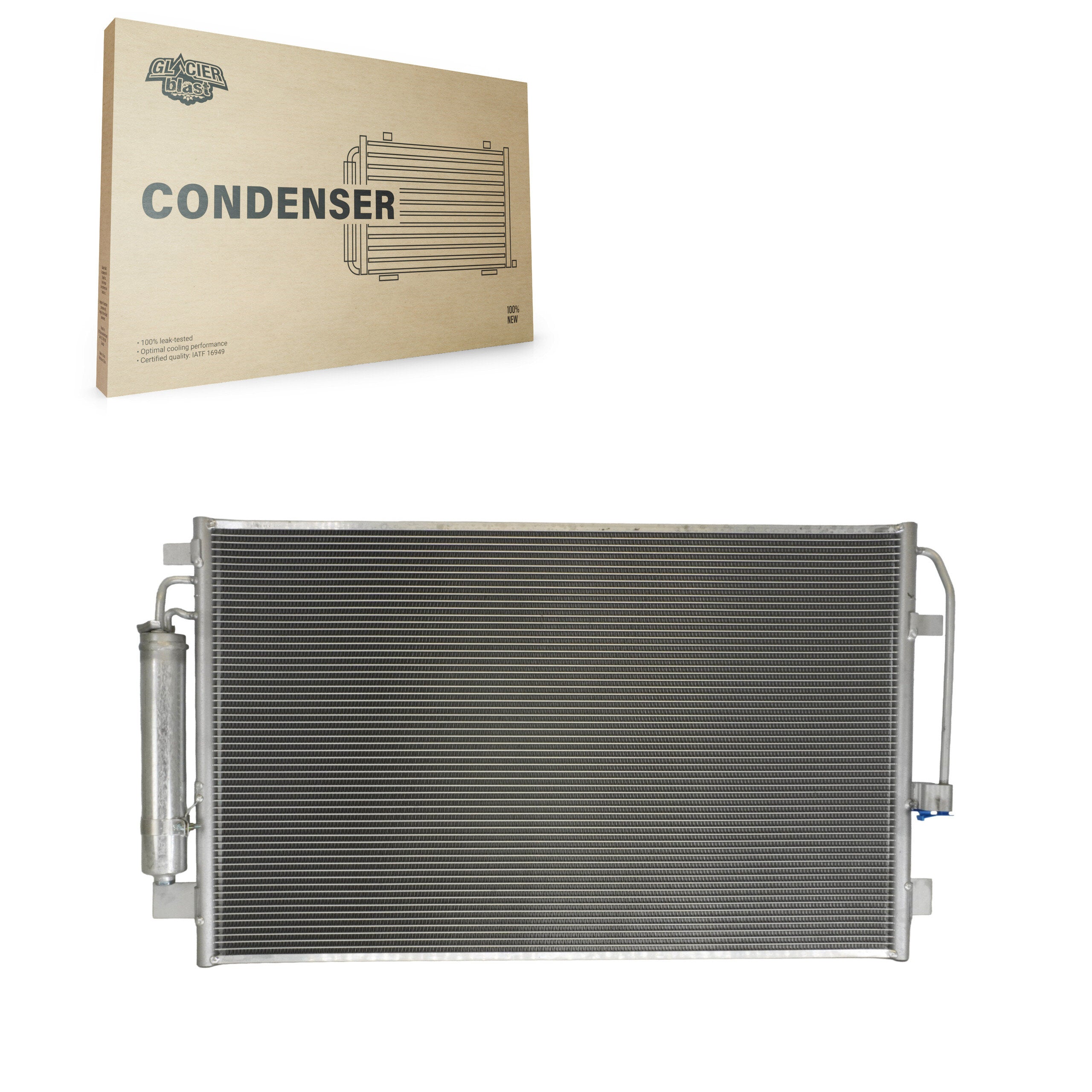 Glacier Blast GLB-NI3639 A/C Condenser for 2007-2023 Nissan Maxima, Nissan Altima