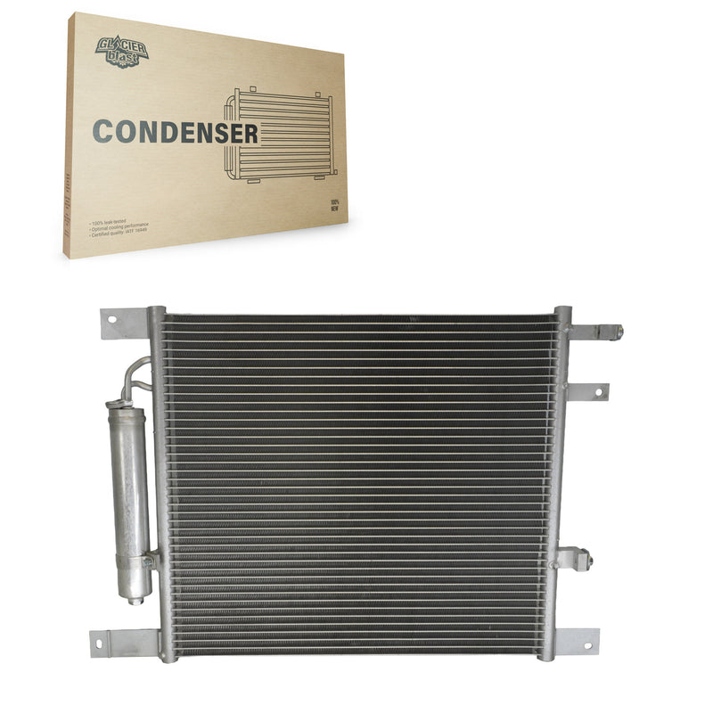 Glacier Blast GLB-NI3986 A/C Condenser for 2012-2019 Nissan Micra, Nissan Versa Note and More