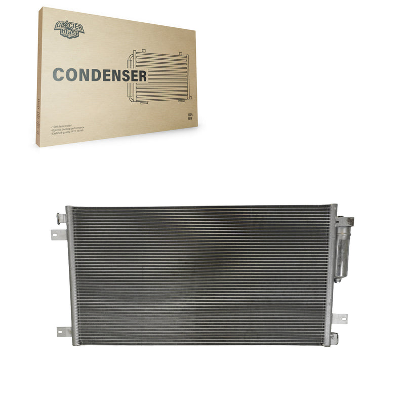 Glacier Blast GLB-NI4153 A/C Condenser for 2012-2021 Nissan NV1500, Nissan NV2500 and More