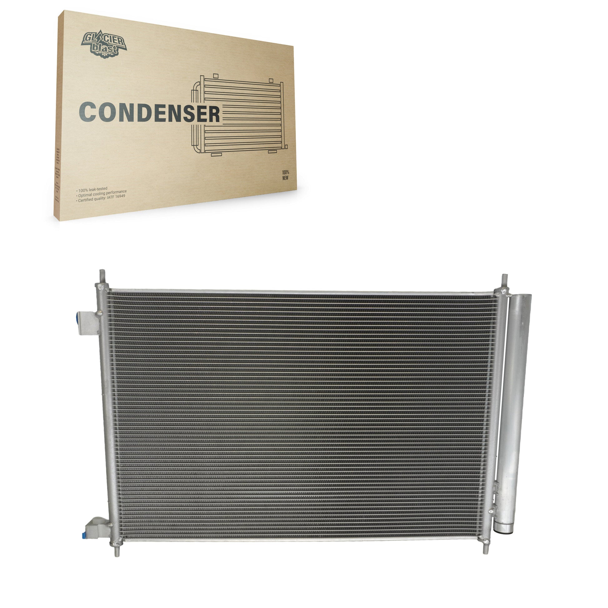 Glacier Blast GLB-NI4291 A/C Condenser for 2013-2021 Chevrolet City Express, Nissan NV200