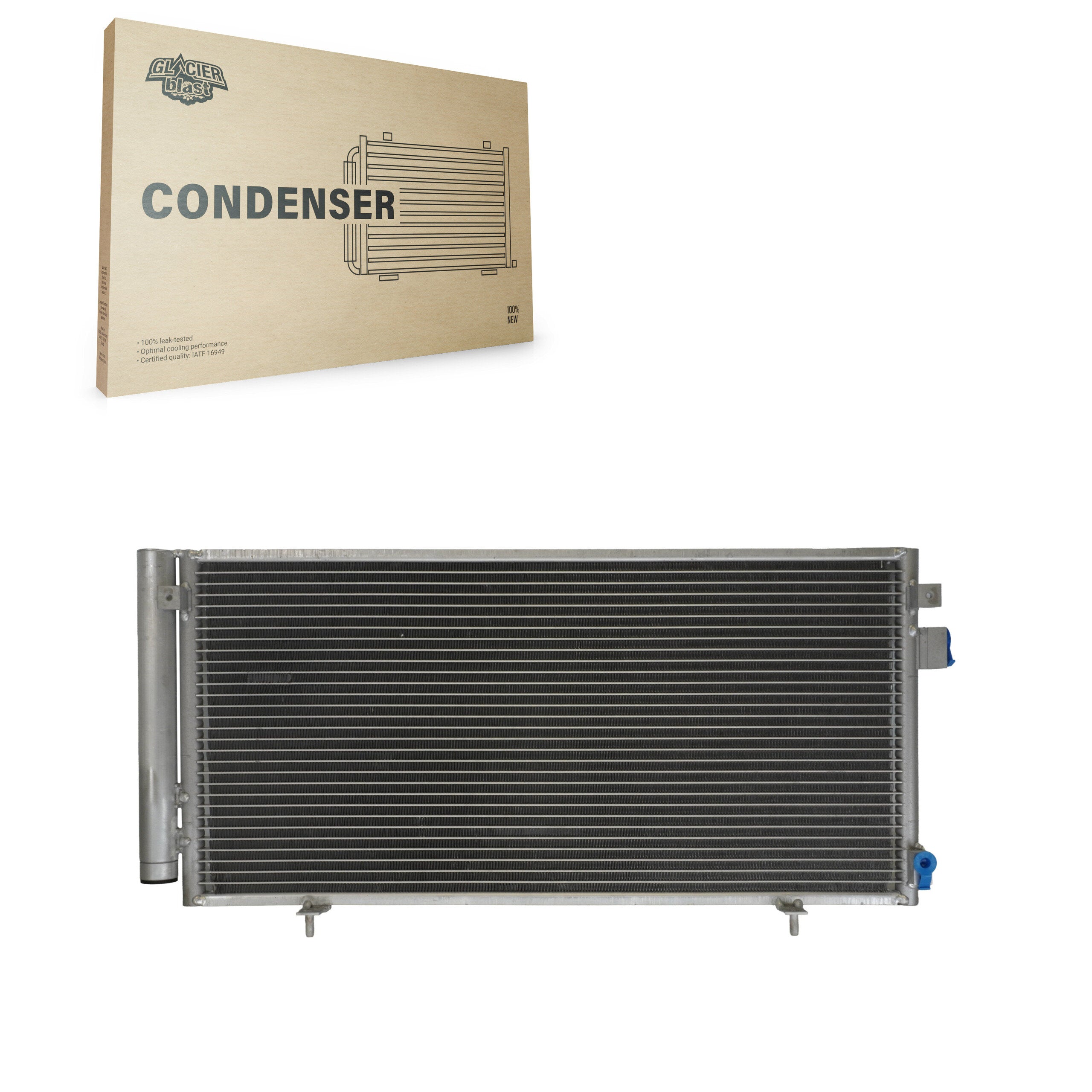 Glacier Blast GLB-SB3689 A/C Condenser for 2008-2021 Subaru Crosstrek, Subaru WRX and More