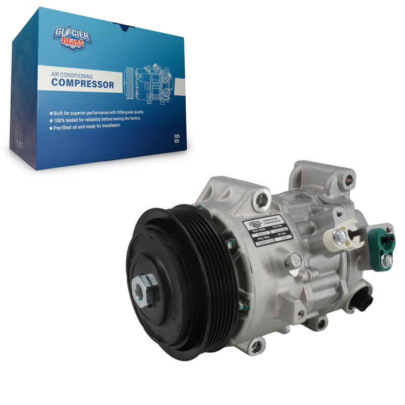 Glacier Blast GLB-TO13093 A/C Compressor for 2013-2024 Lexus RX350, Lexus RX500h and More