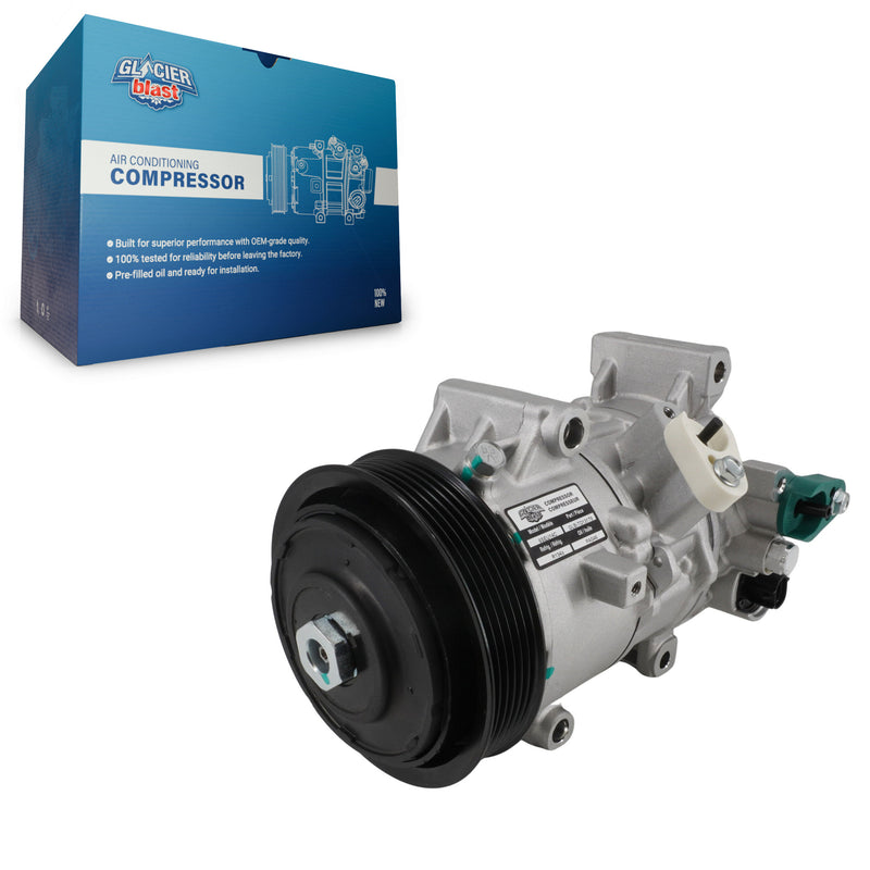 Glacier Blast GLB-TO13179 A/C Compressor for 2014-2022 Toyota Corolla, Toyota Corolla iM and More