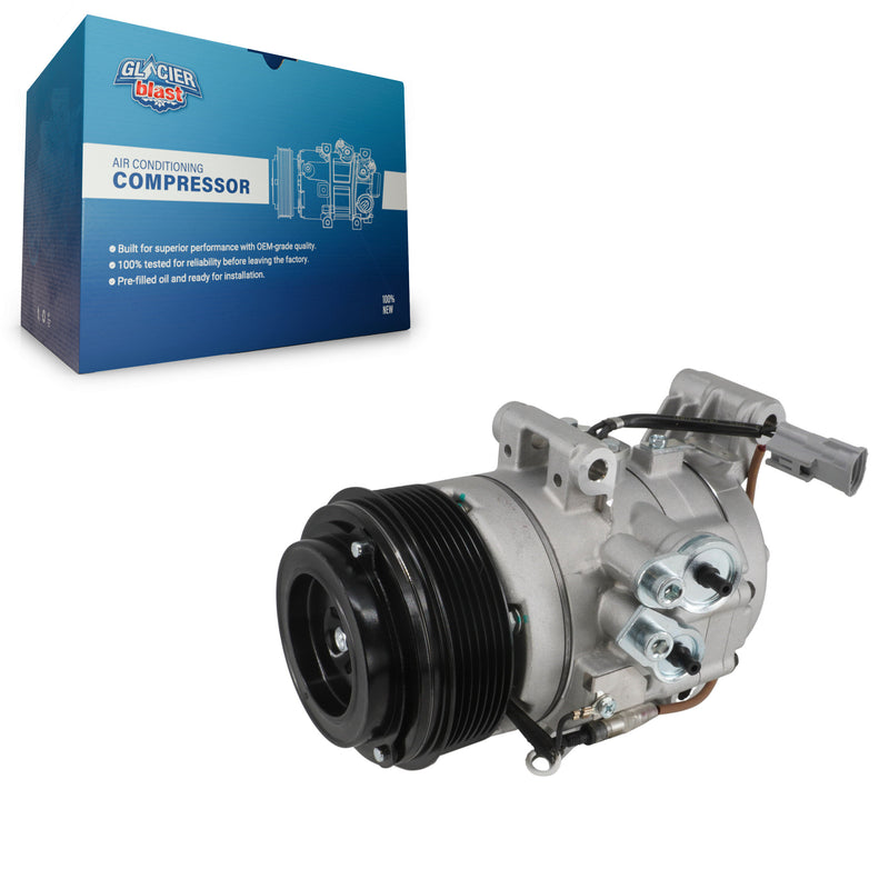 Glacier Blast GLB-TO13307 A/C Compressor for 2016-2023 Toyota Tacoma