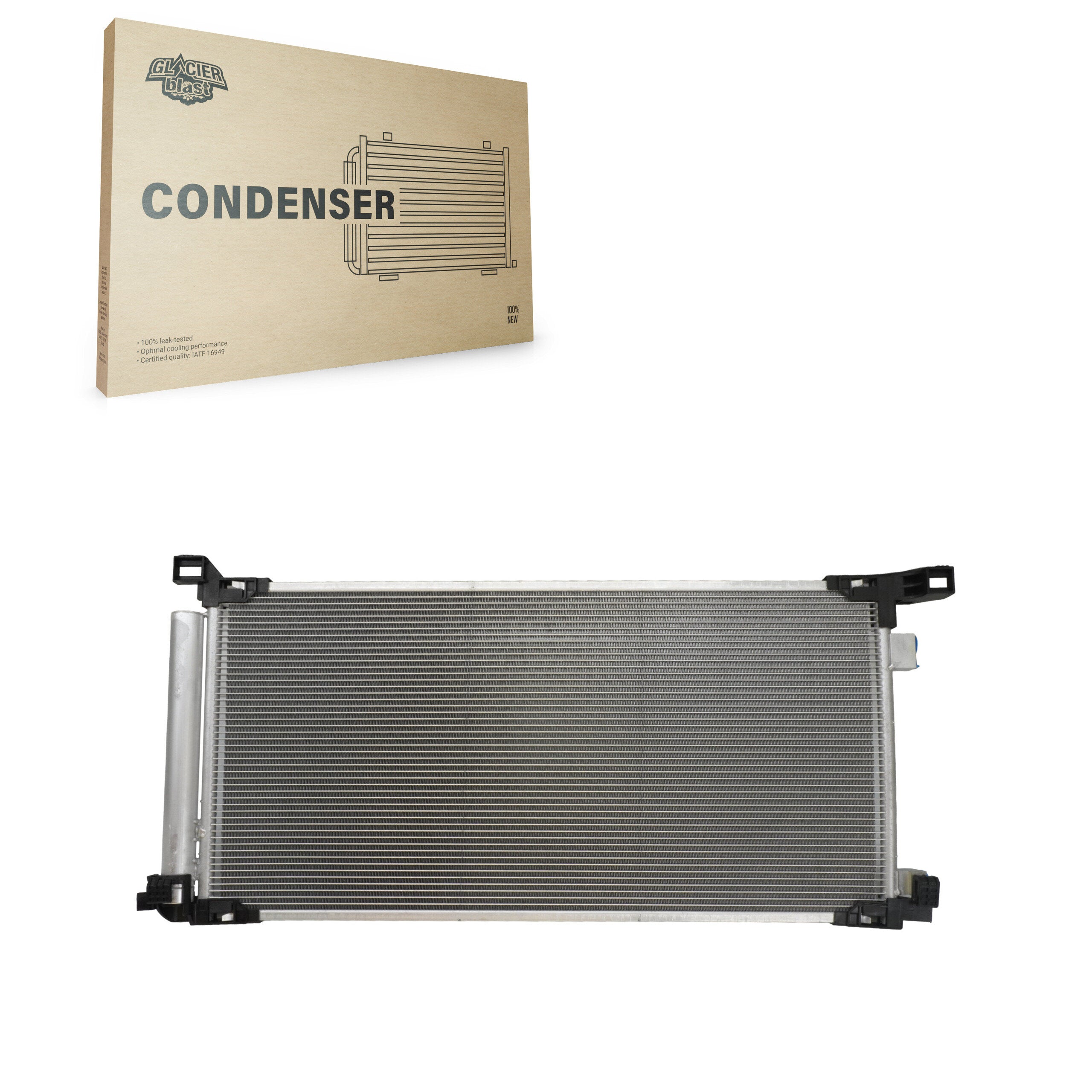 Glacier Blast GLB-TO30155 A/C Condenser for 2019-2025 Toyota Corolla Cross, Toyota Corolla and More
