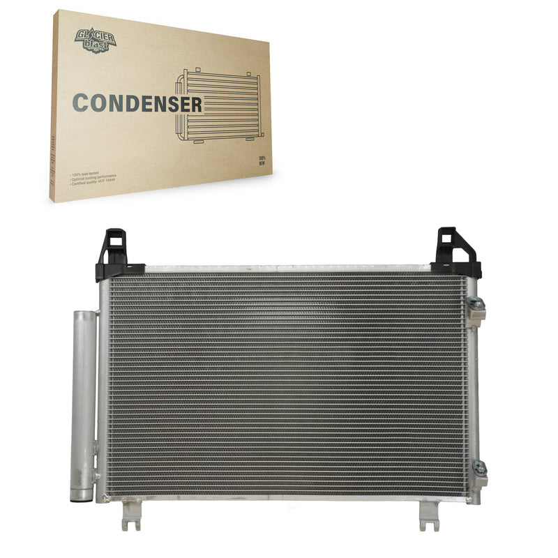 Glacier Blast GLB-TO3580 A/C Condenser for 2006-2015 Toyota Yaris, Scion xD