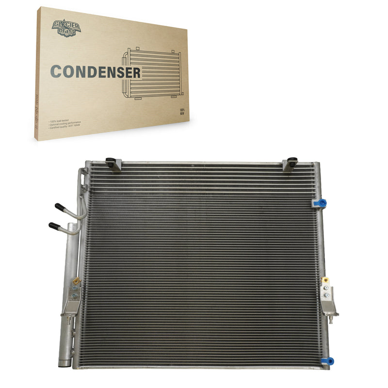 Glacier Blast GLB-TO4284 A/C Condenser for 2010-2019 Toyota Sequoia, Toyota Tundra