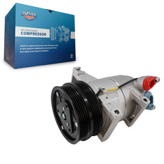 Glacier Blast GLB-VO12408 A/C Compressor for 2004-2013 Volvo C30, Volvo S40 and More