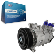 Glacier Blast GLB-VW13286 A/C Compressor for 2015-2025 Audi Q3, Volkswagen Arteon and More
