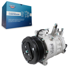 Glacier Blast GLB-VW13308 A/C Compressor for 2012-2018 Volkswagen Passat, Volkswagen Beetle and More