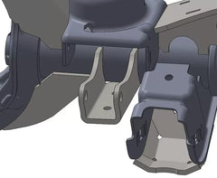 Artec Industries JK4413 JK Front Axle Shock Mounts for 2007-2018 Jeep Wrangler / Wrangler JK image
