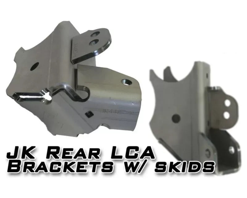 Artec Industries JK4427 JK Rear LCA Brackets W/Skids for 2007-2018 Jeep Wrangler / Wrangler JK image