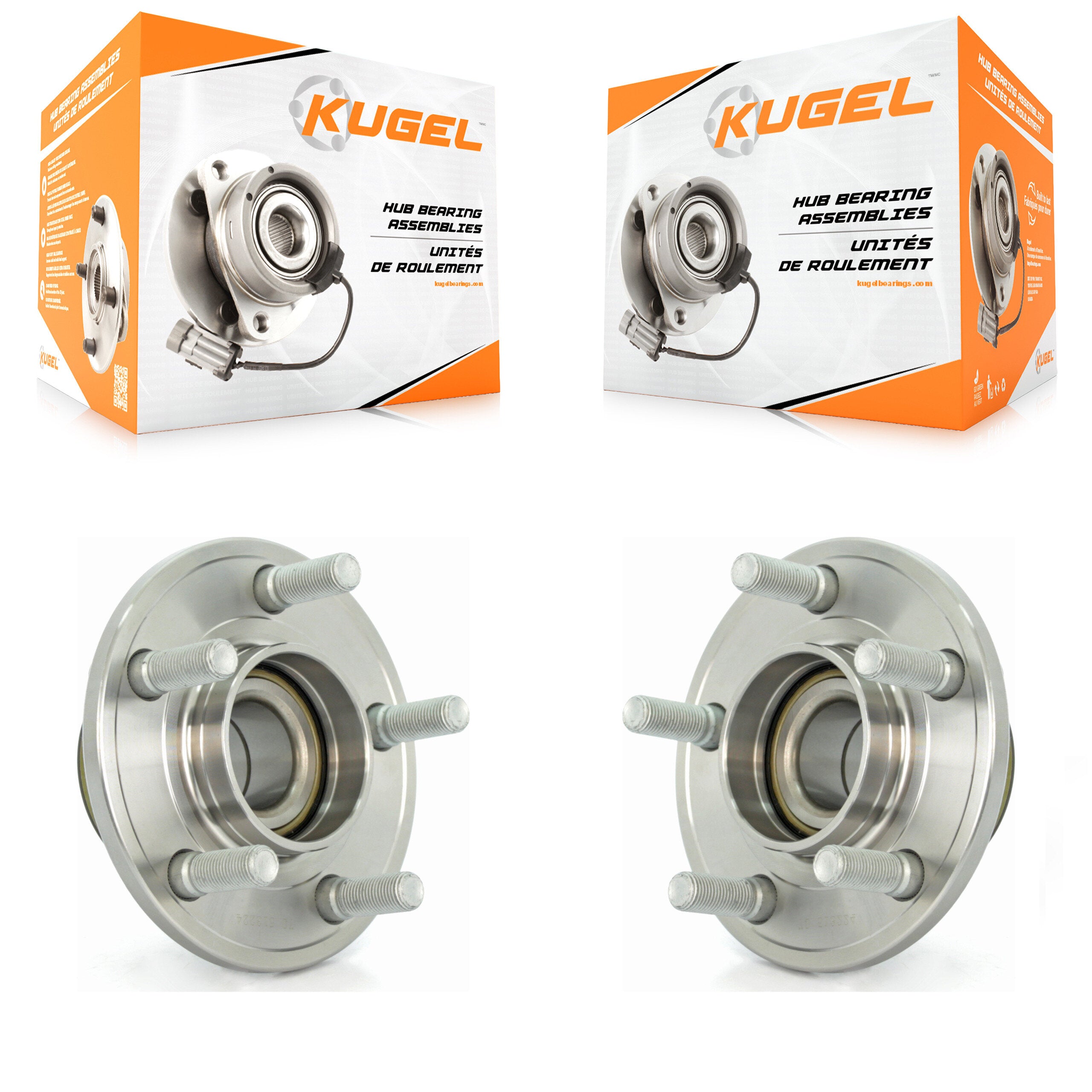 Kugel K70-100296 Wheel Bearing and Hub Assembly for 2005-2014 Chrysler 300, Dodge Challenger, Dodge Charger & more product image